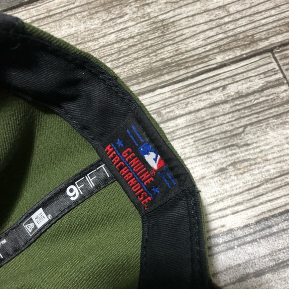 New Era 9Fifty Seattle Mariners MLB Snapback Hat Green Camo Original Fit - Picture 8 of 8